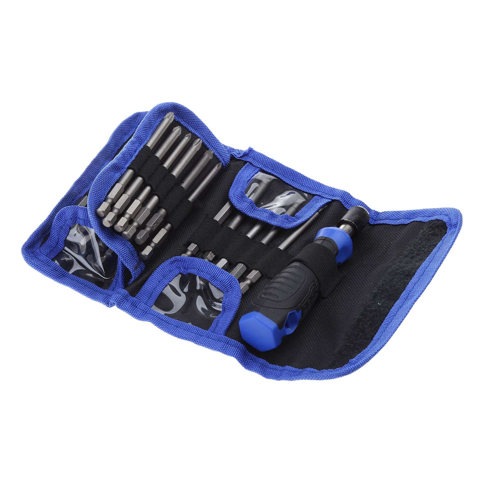 5 Sizes Screwdriver Bits Set with Pouch Multifunctional Security Bit Set for Steel 5 Sizes Fitting for Household Re Security Bit Screwdriver