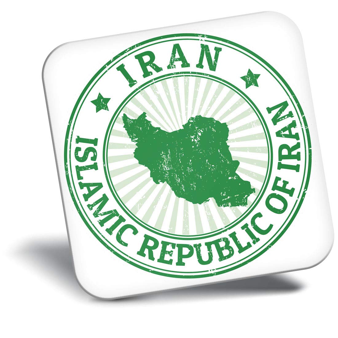 Destination Vinyl Ltd Fridge Magnet - Islamic Republic Of Iran Map Travel 5482