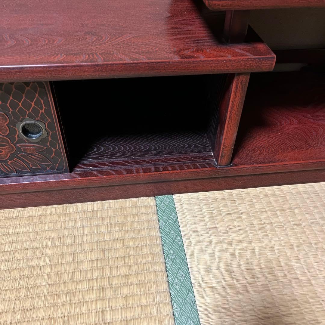 和飾り棚　床の間、飾り棚、収納棚、茶箪笥、花瓶台、昭和レトロ Amazon.co.jp: 和飾り棚 床の間飾り棚収納棚茶箪笥花瓶台レトロ