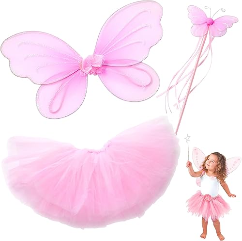 Conjunto de disfraz de tutú de princesa de hadas para niñas y baile de ballet