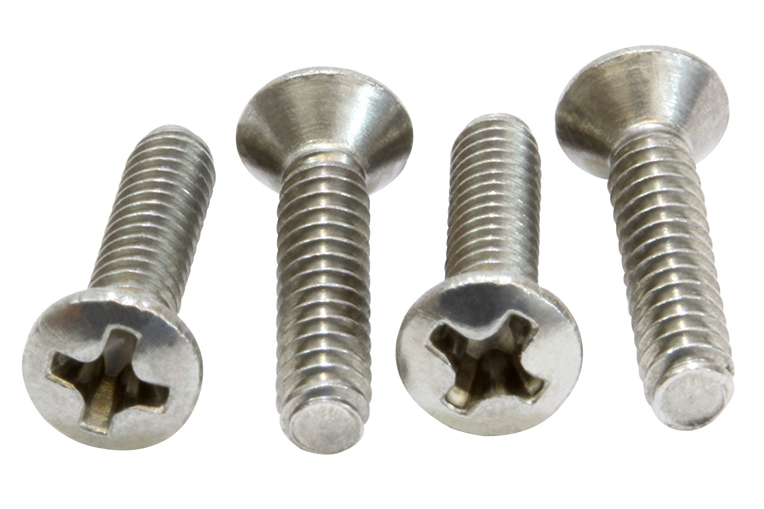 #8-32 X 3/4'' Stainless Phillips Oval Head Machine Screw, (100 pc), 18-8 (304) Stainless Steel, by Bolt Dropper