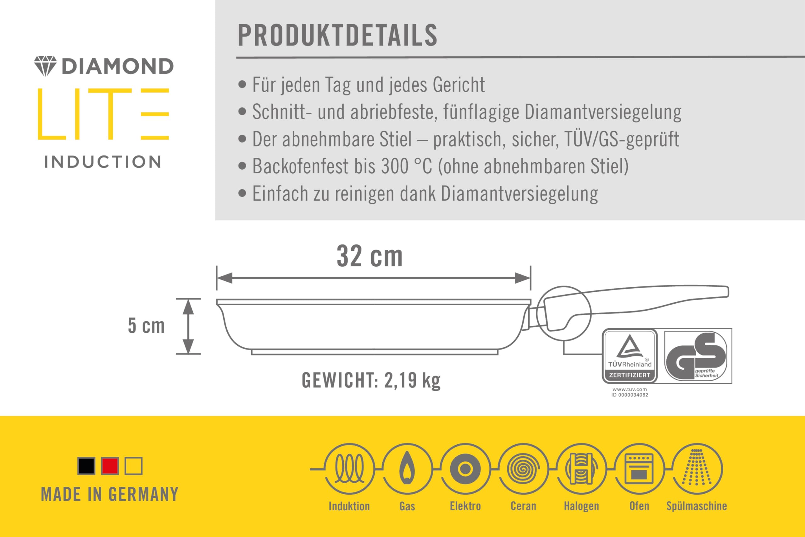 Woll Diamond Lite Flachpfanne - Induktiv - – Bild 4
