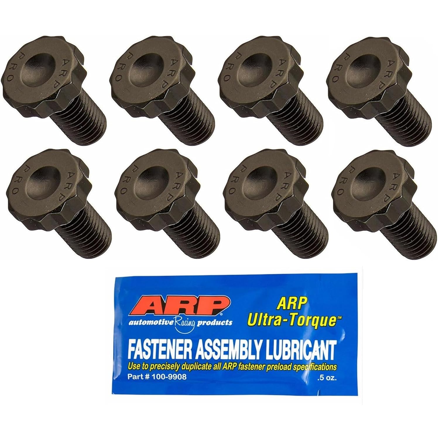 ARP 244-2901 Flexplate Bolt Kit - Set of 8 Bolts - Pro Series, 12-Point Head - Fits LSA & Gen V LT Engines with 8-Bolt Flexplate - L83 L84 L86 L87 LT1 LT4 L8T