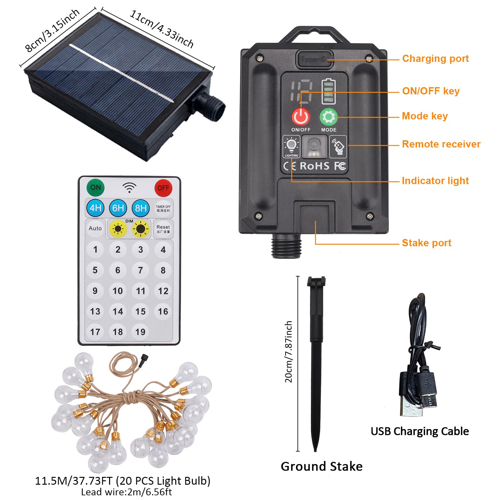 JIMACRO Solar Lights Outdoor Garden - Image 4