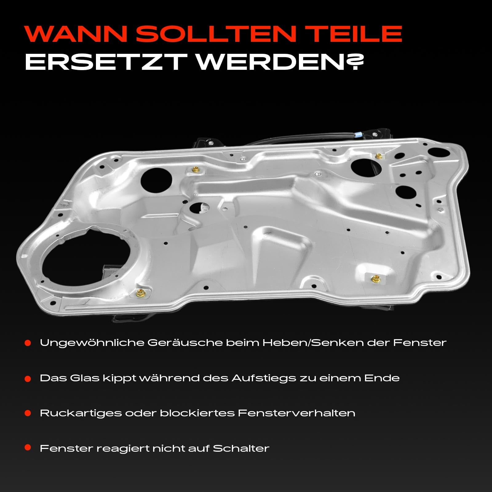 Frankberg Fensterheber Mit Grundträger Vorne Rechts Kompatibel mit B-o-r-a 1J2 1J6 Golf IV 1J1 1J5 1997-2006 1J4837462H