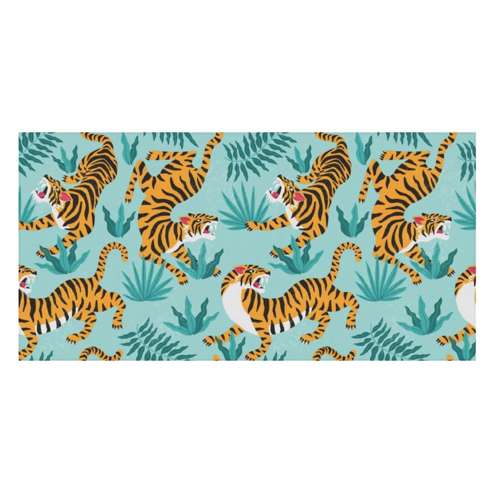 LWORZIIB Beach Towel, Tiger Pattern Bath Towel, Pool Towel Great for Gym Swimming 80 X 160cm