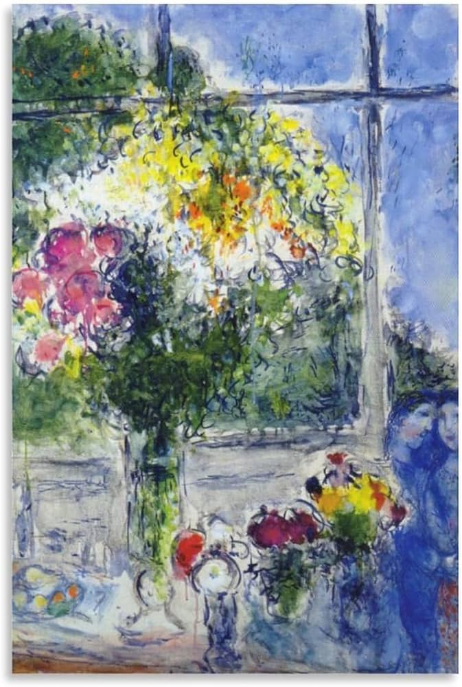 Amazon.co.jp: マルク・シャガール ポスター《アーティストの