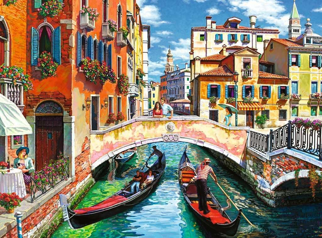 Ravensburger Feel Well - Venice - 100 Piece Jigsaw Puzzle | Thicker Pieces, Large Image Format, and Included Stand | Premium Quality Puzzle Made in Europe
