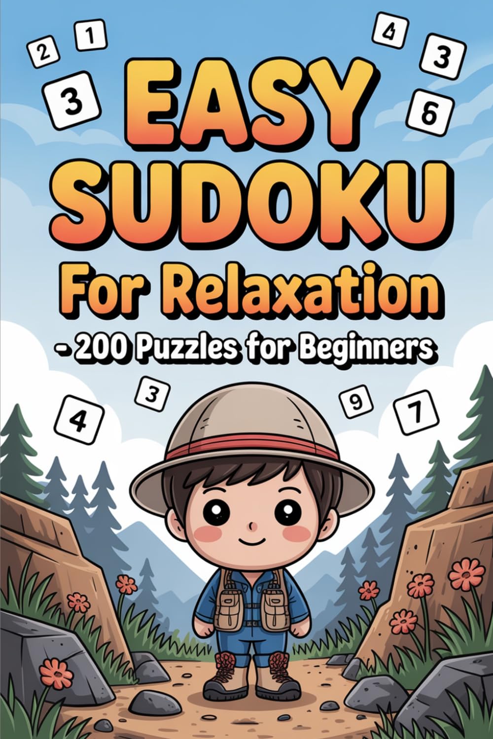Easy Sudoku 200 Puzzles for Beginners: Large Print Puzzle Book for Adults & Seniors (Brain Relax Puzzle Series)