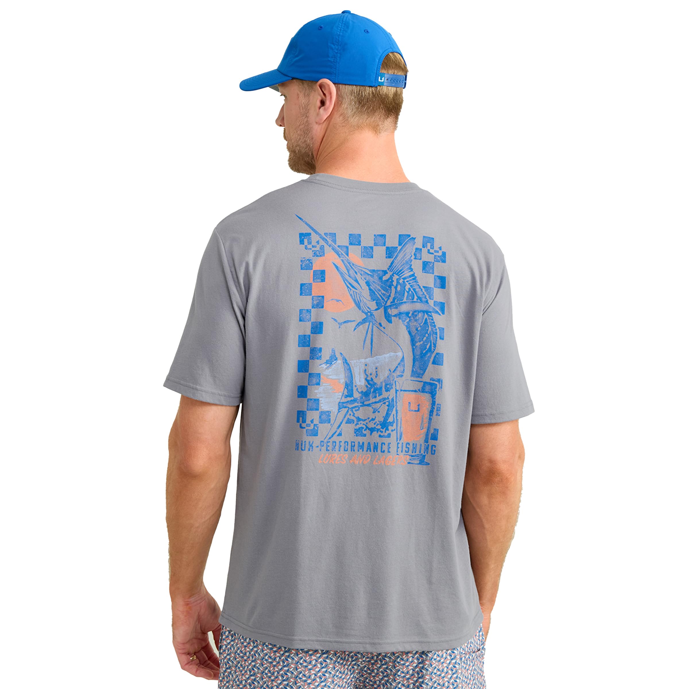 HUK Mens Performance Fishing Logo Tee, Short Sleeve T-Shirt for Men — view 70