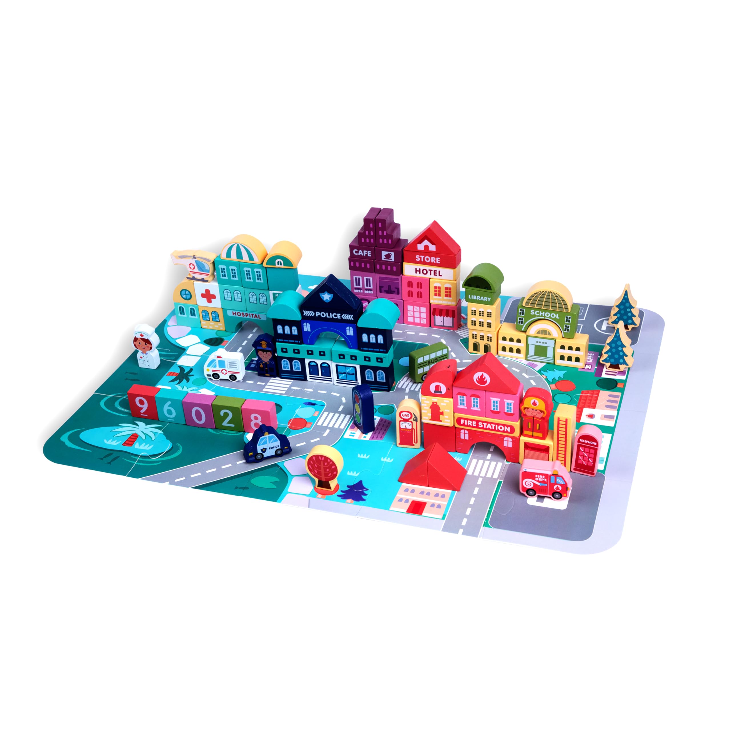 Wooden Wonders -100 Pcs Wooden Mega Sized Blocks Toys Building and Construction Block Set for Children Boys and Girls | Best & Premium Building Block Toys for Children Educational & Learning Toy (B0DDC3XJLS) Amazon Price History, Amazon Price Tracker