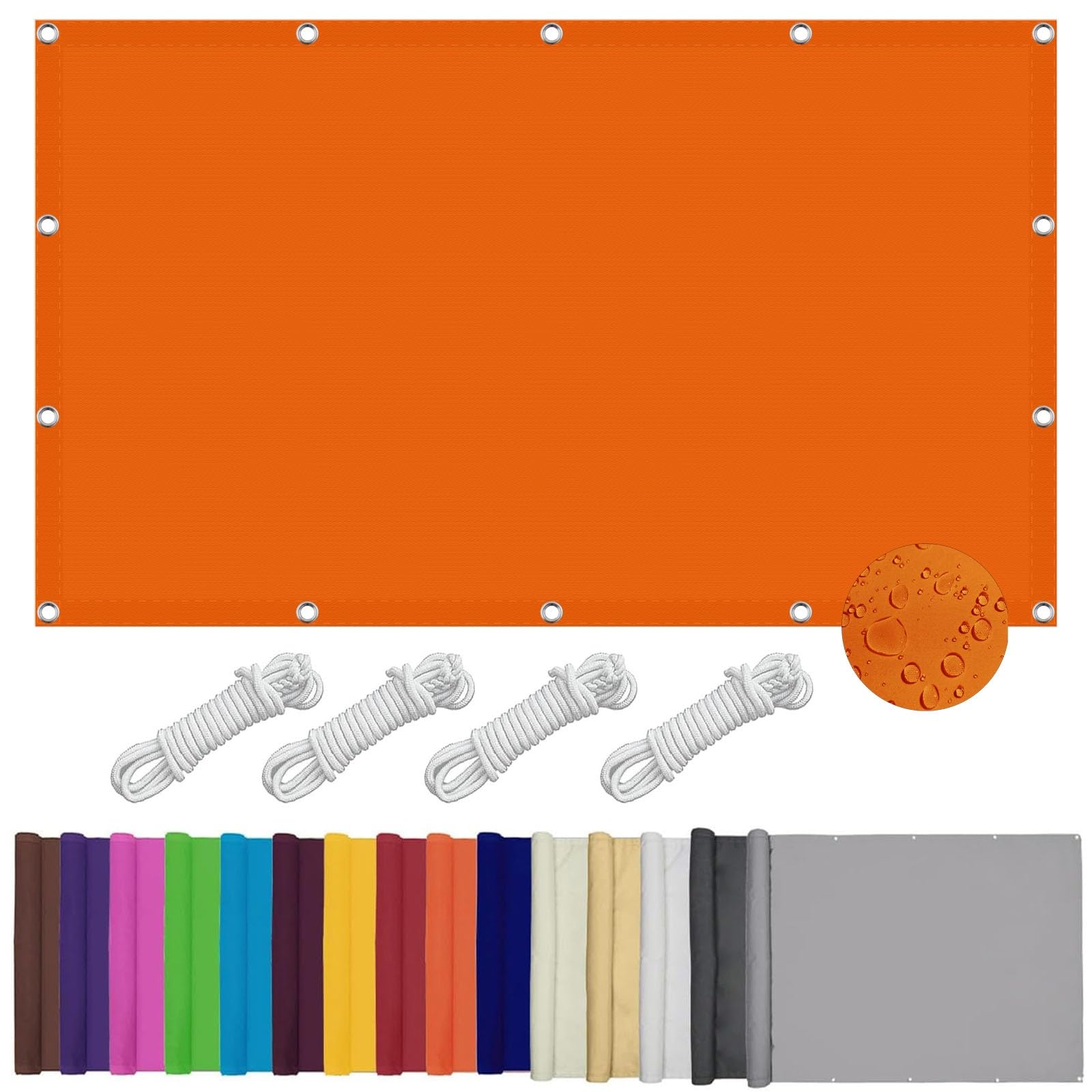 Voile d'ombrage jardin 2.5x2.5 m pour sublimer la terrasse et la piscine