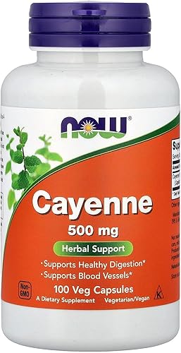 Now Foods Cayena 500mg 100 Vcaps
