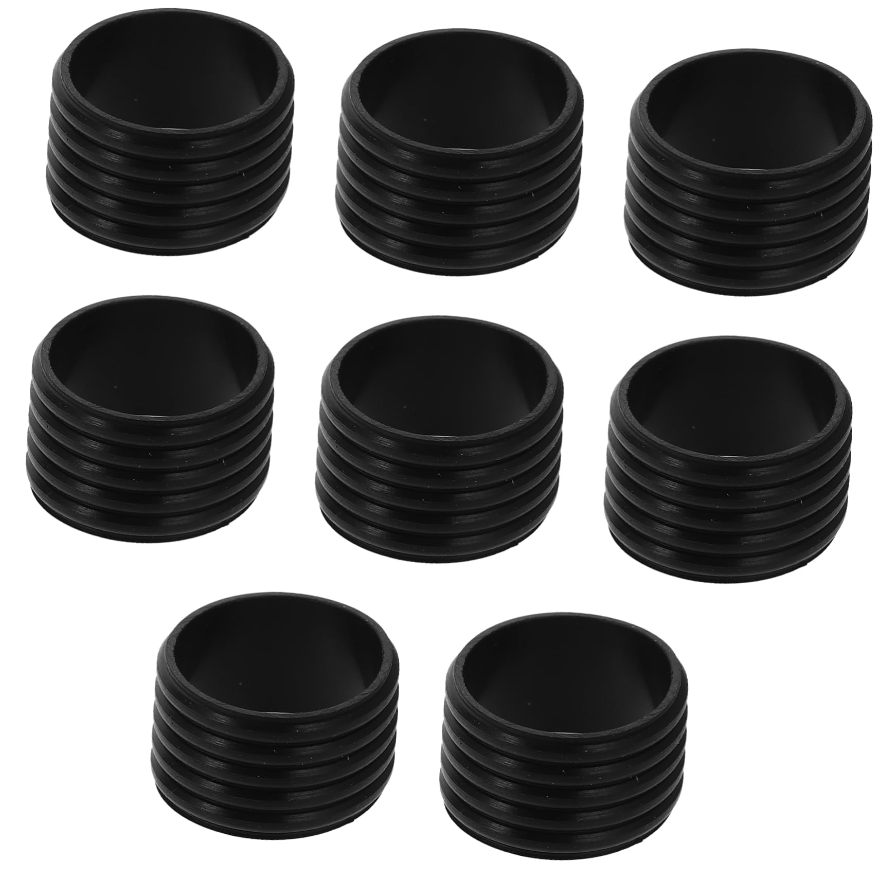 GALPADA 8-Pack Tennis Racket Silicone Grips Overgrip Holders Badminton Grip Bands Small Overgrip Protectors for Sports Equipment Moisture-Resistant Fit Rackets