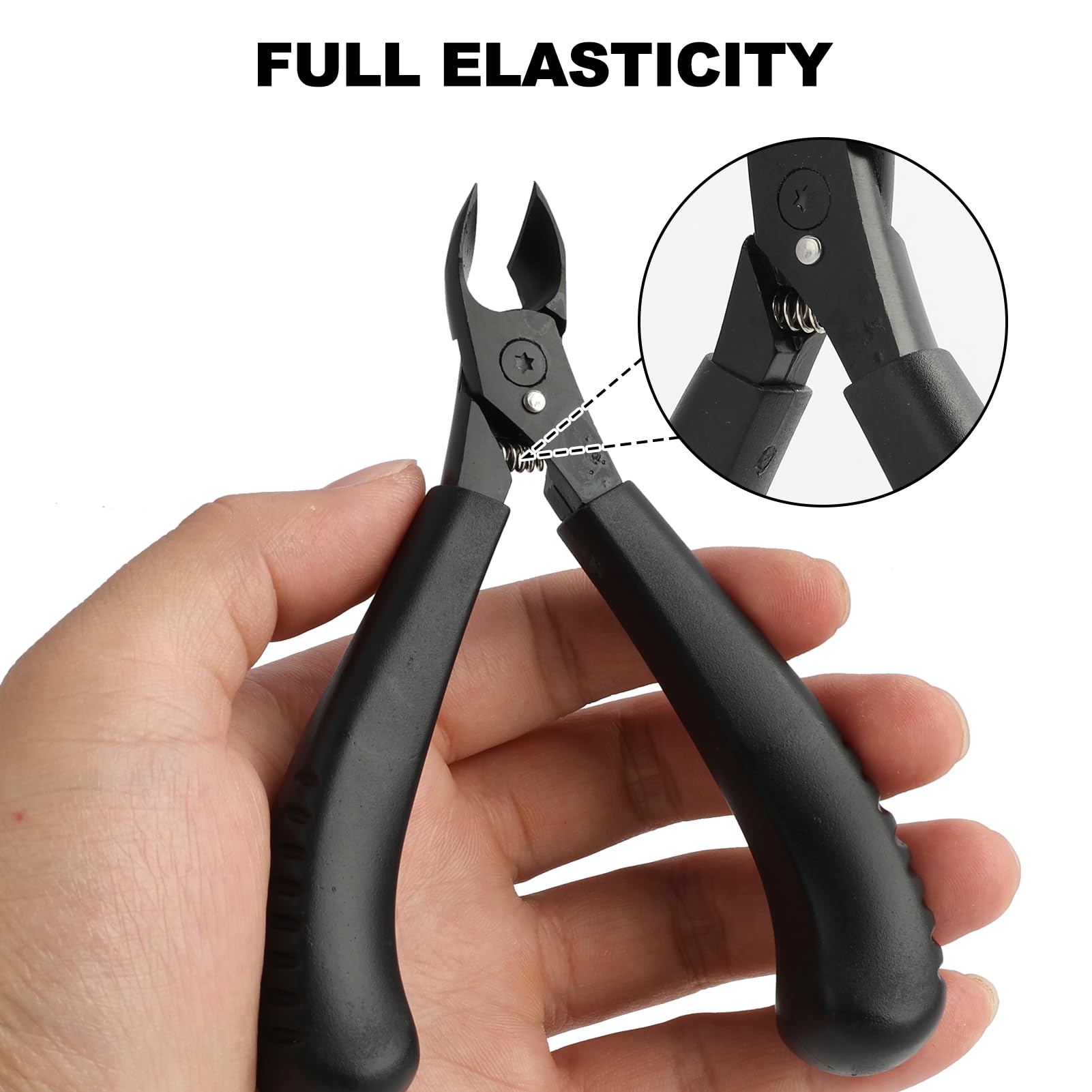 Pince Coupe-ongles Professionnelle En Acier Inoxydable – Pour Ongles épais Ou Incarnés – Bleu