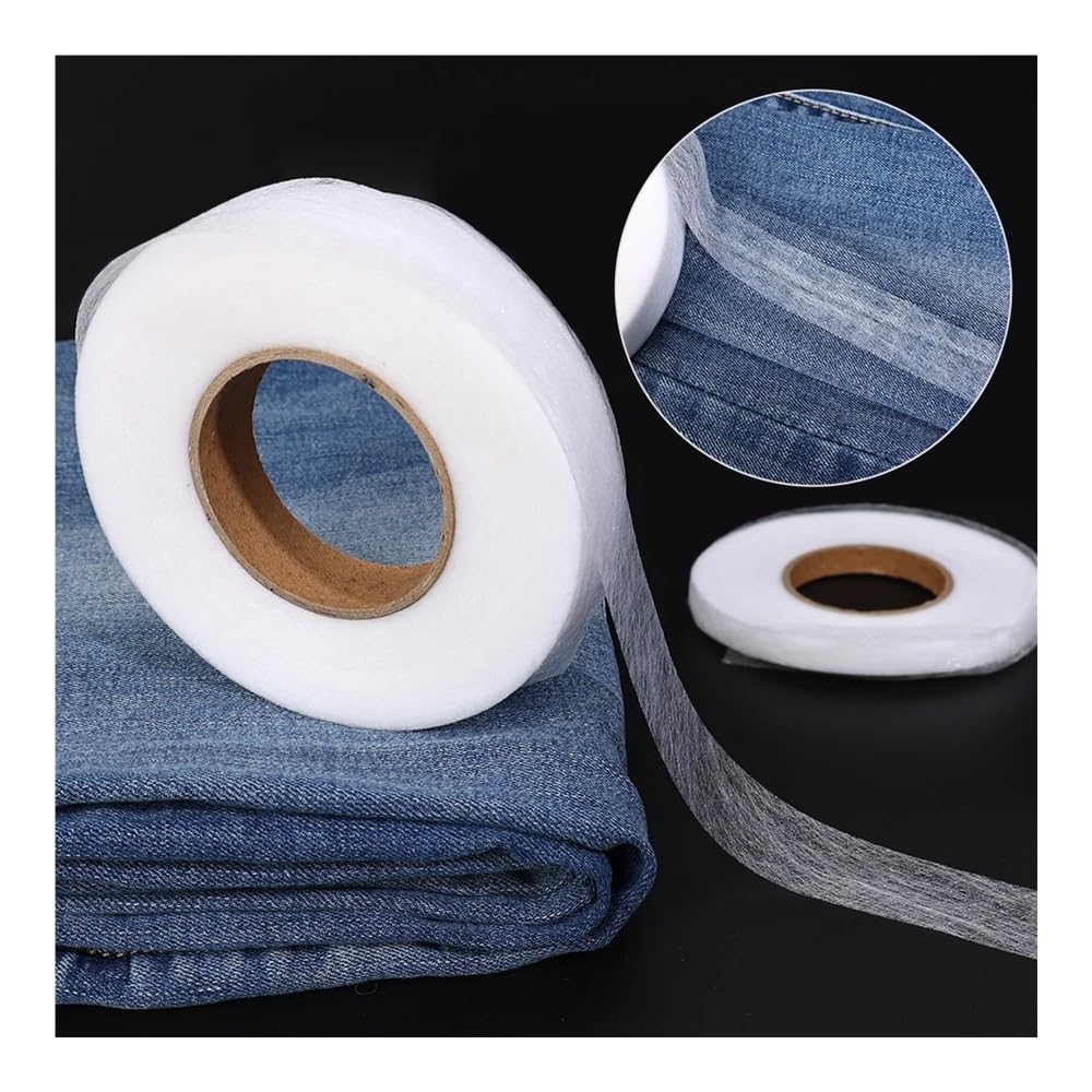Klebeband zum Säumen, 60M Hosen Selbstklebende Rand Verkürzen Paste Band DIY Werkzeuge for Jean Kleidung Länge Verkürzen Haushalt Nähen Zubehör(3cmx60m)