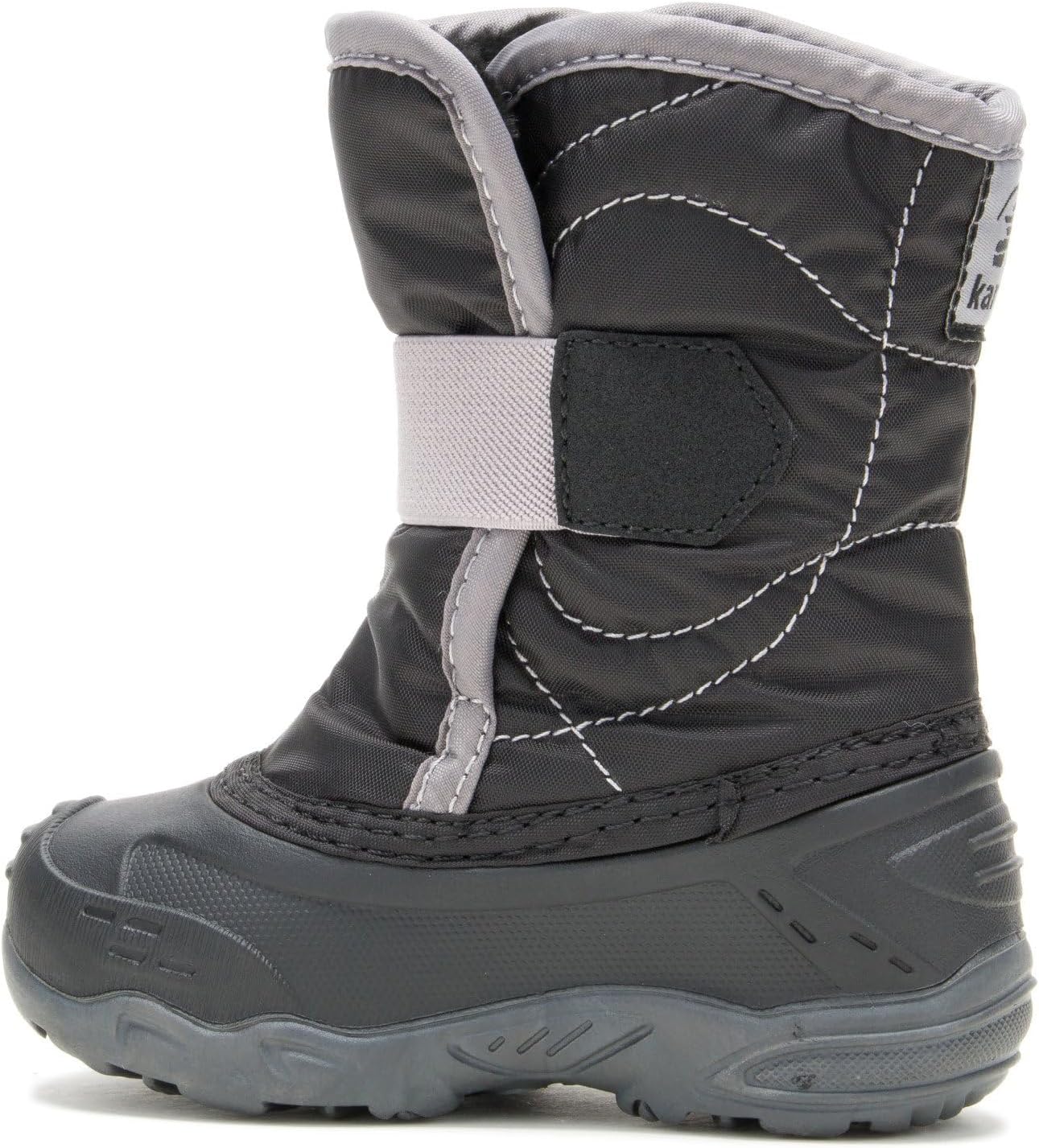 Kamik Kids Snowbug 5 Snow Shoe, Black, 9 US Unisex Toddler