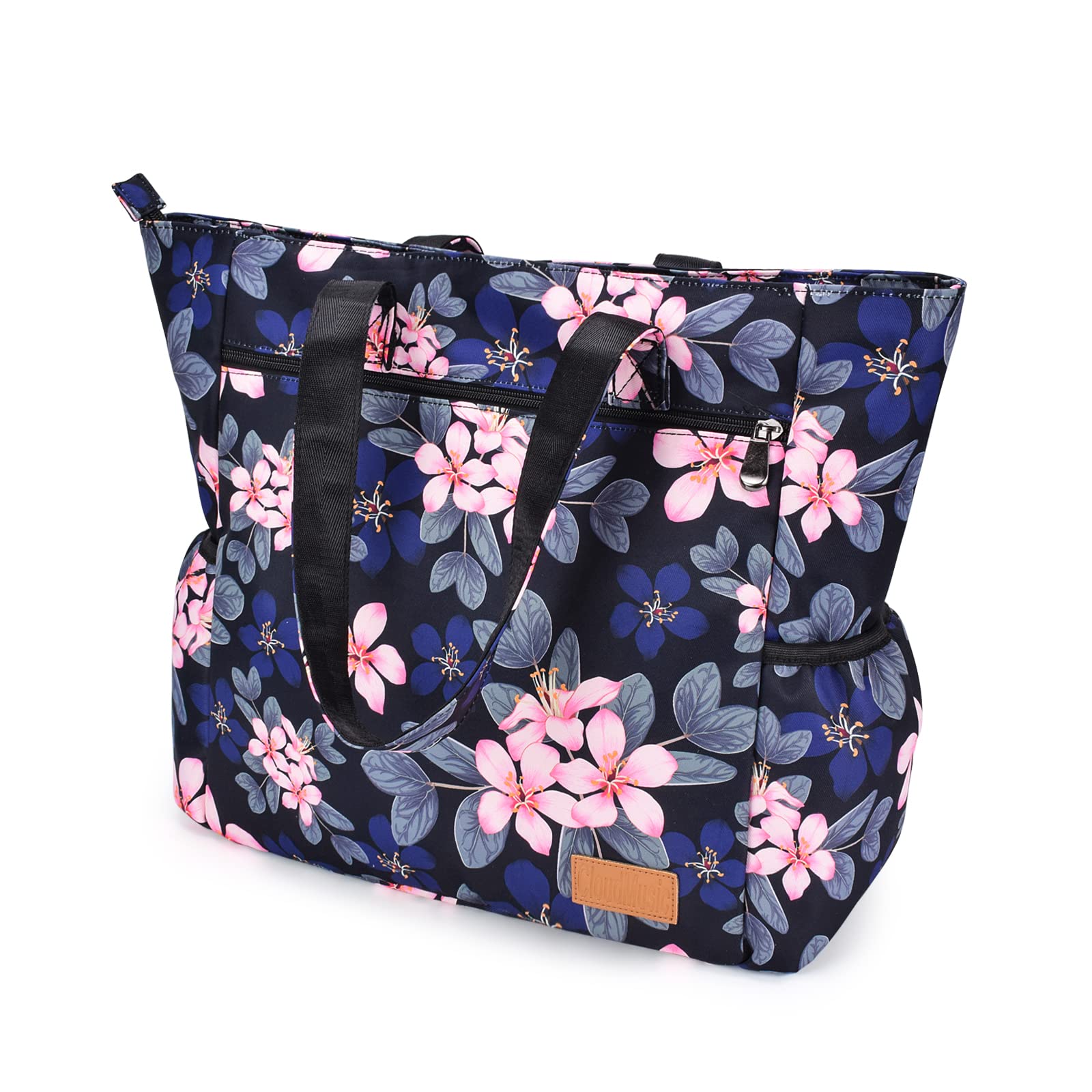 CLOUDMUSIC Shoulder Tote Bag For Nurses Teachers Work Gym Travel Beach Women With Large Capacity Waterproof