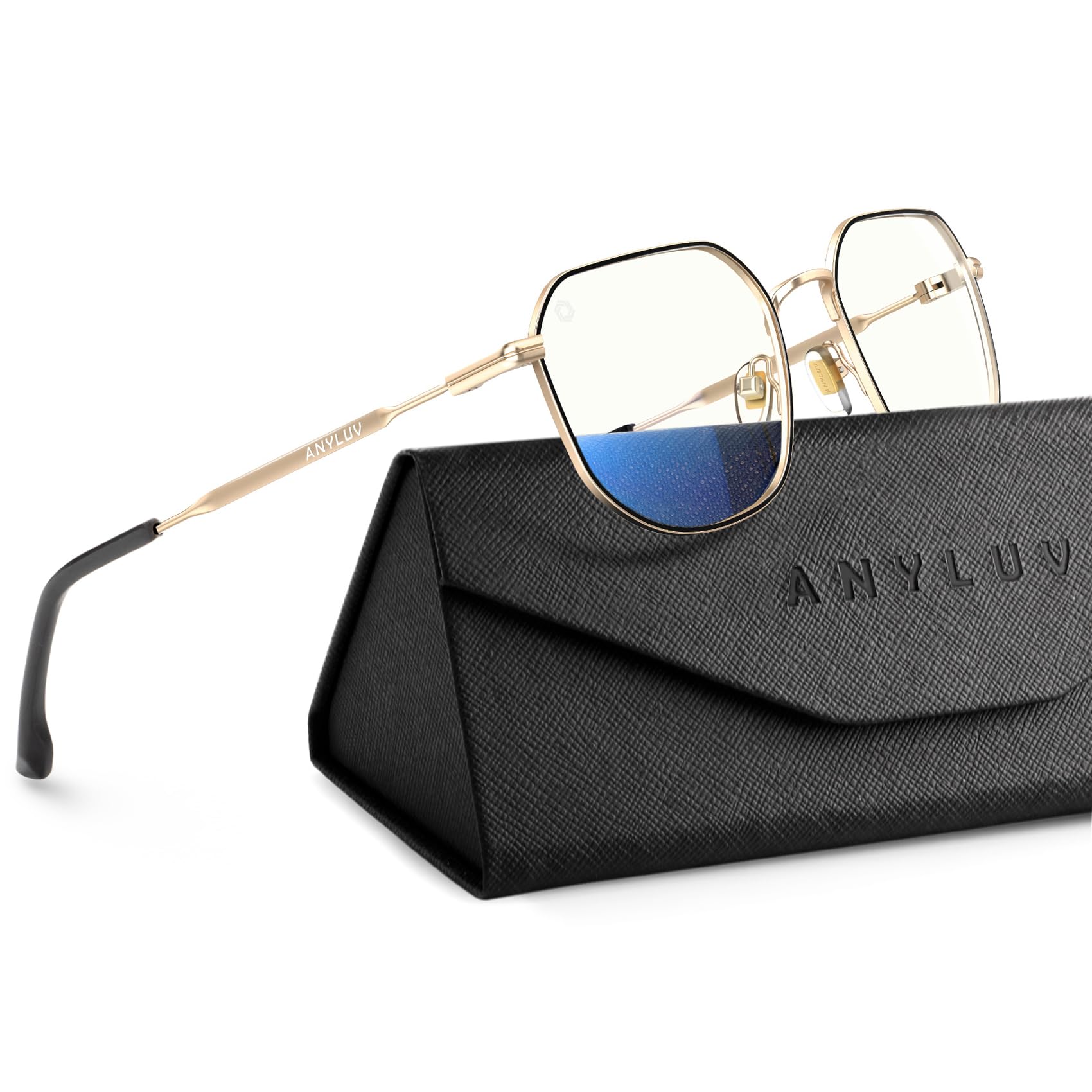 ANYLUV Blue Light Blocking Glasses for Women Men, Blue Light Glasses Computer Screen Blocker for Eye Protection