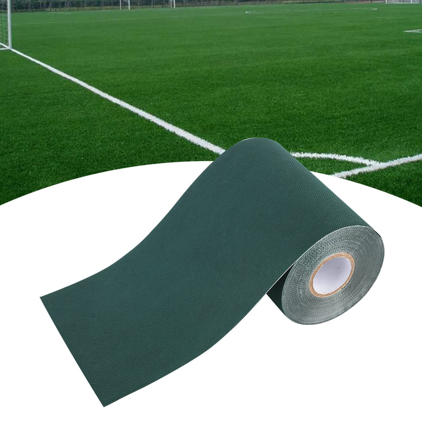 Ruban à gazon, Bande Adhésive De Gazon De Bande De Gazon Synthétique De 150mm x De 10m De Ruban Adhésif De Bande d'herbe De Tapis d'herbe (2 Couleurs)(Vert)