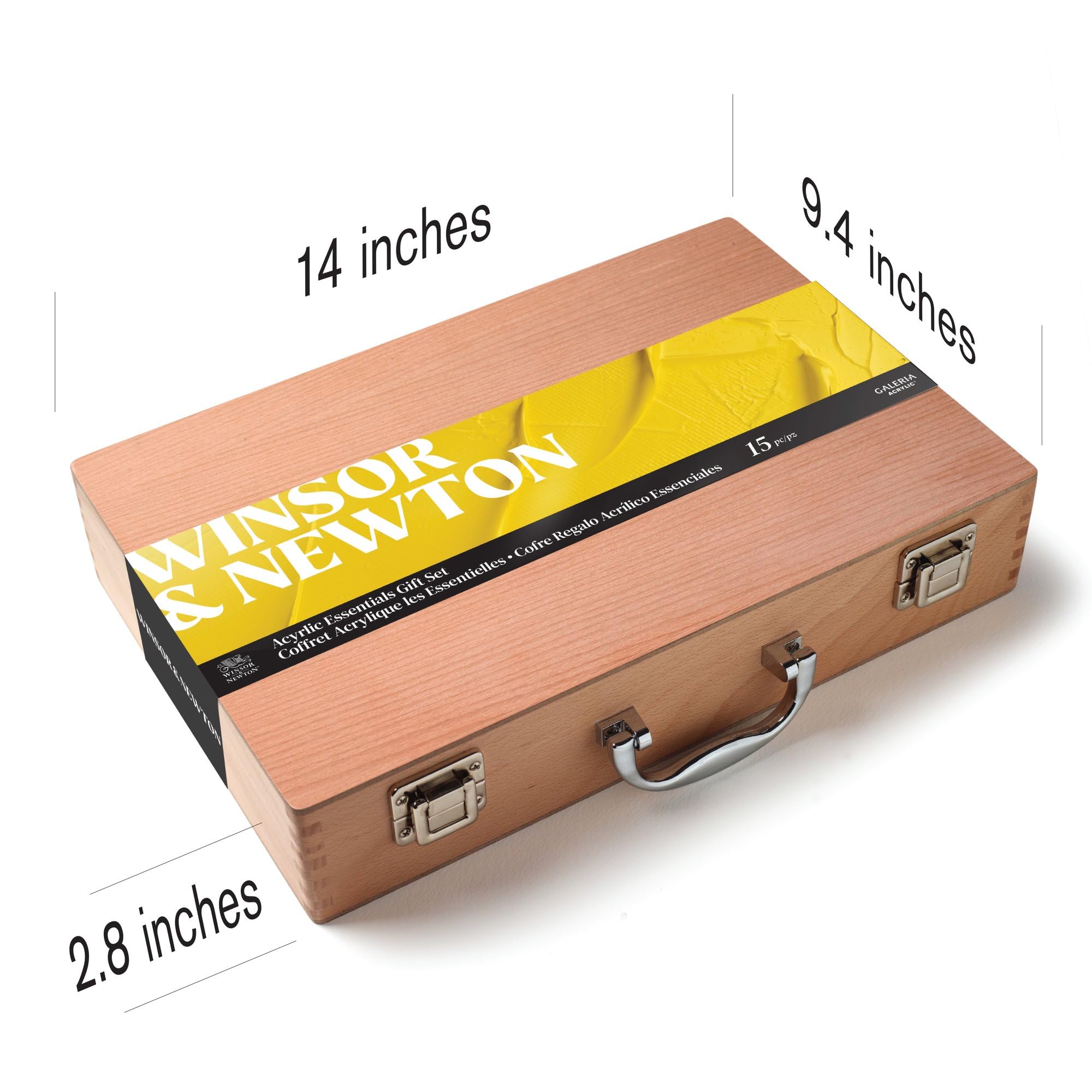 Amazon.com: Winsor & Newton Galeria Acrylic Paint, Wooden Set 8 x