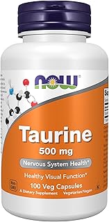 Foods, Taurine, 500 mg, 100 Capsules