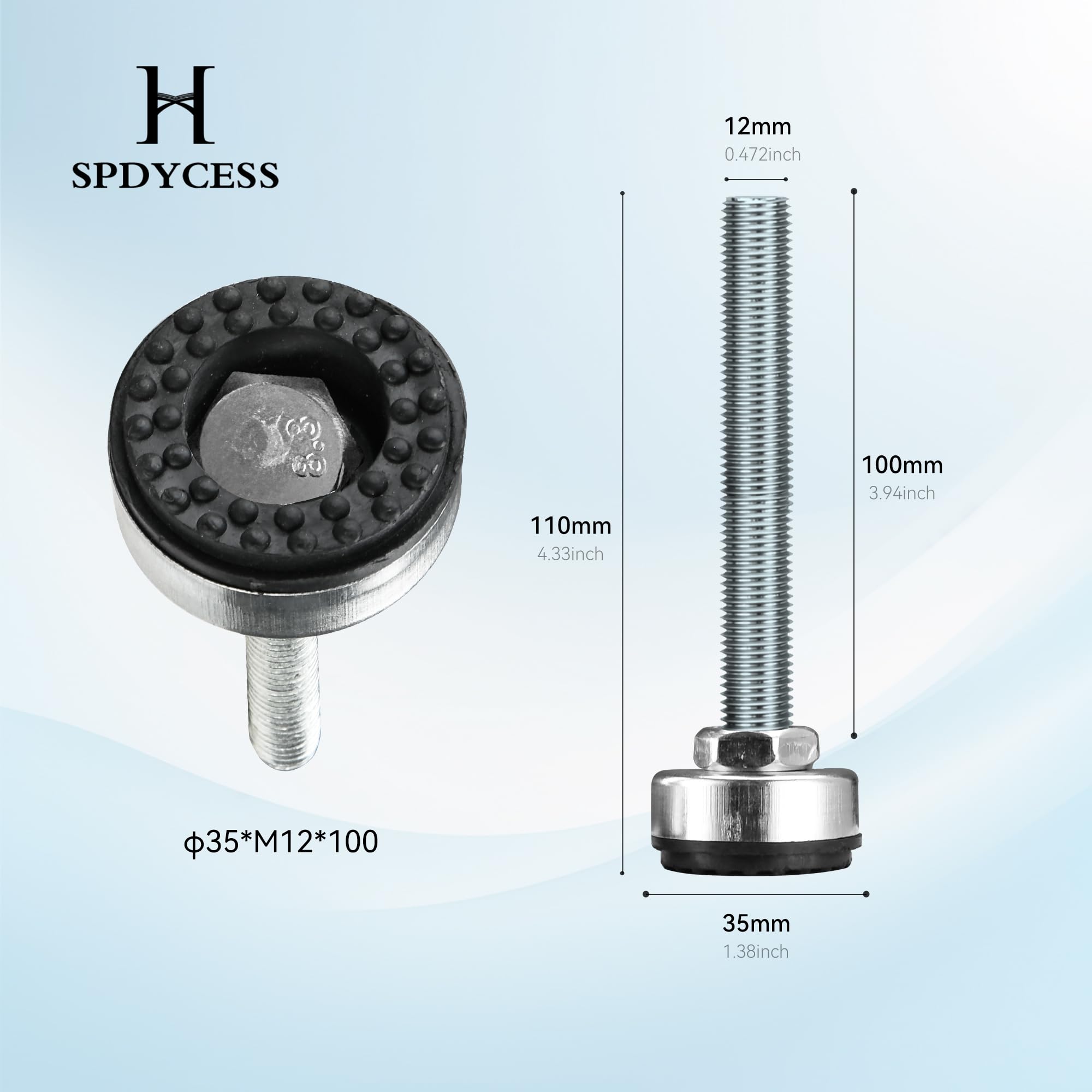 SPDYCESS 4 PCS Leveling Feet - Image 2