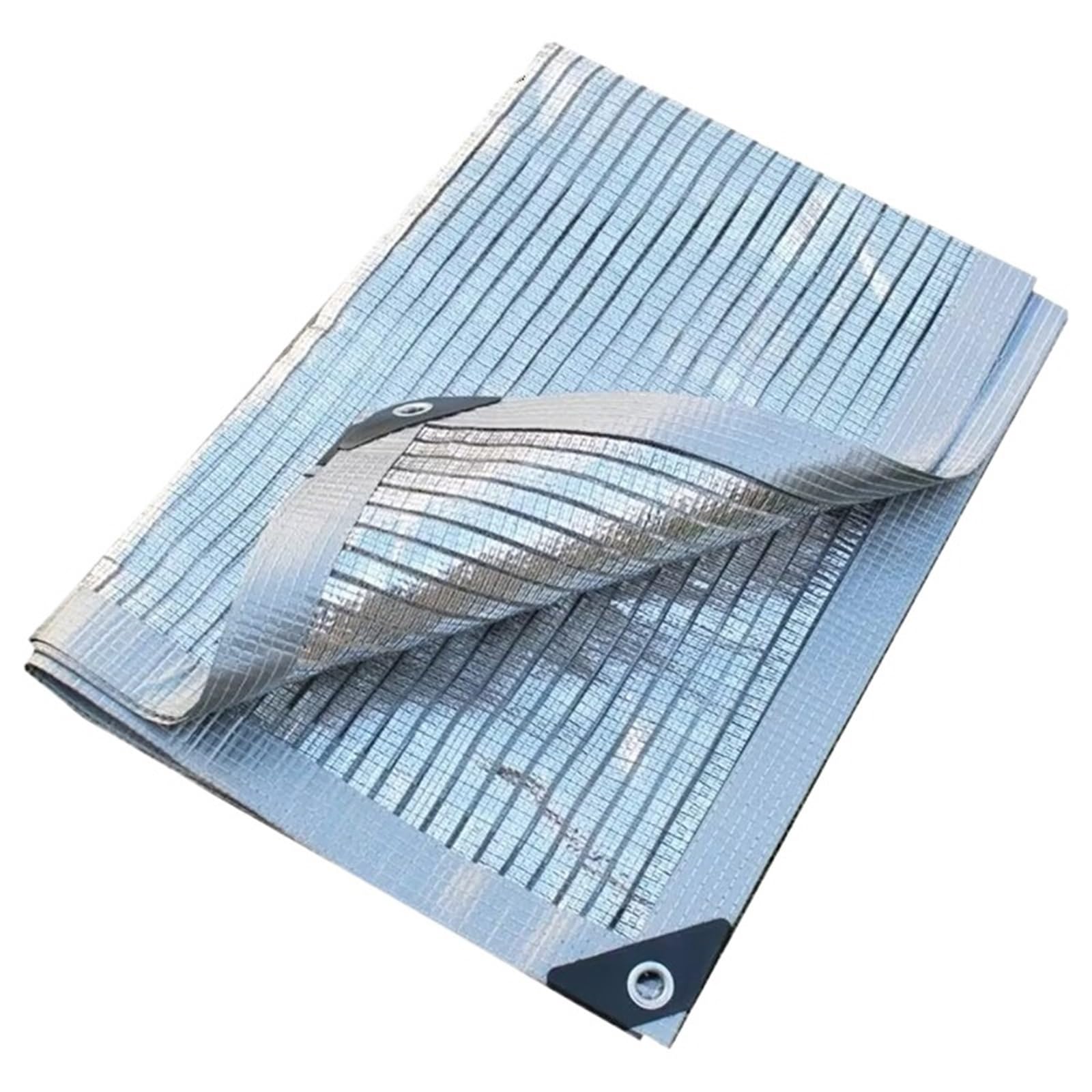 Foil Insulation Roll Reflective Aluminum Foil Sunshade Screen Heat Insulation, Sun Protection and Cooling Silver Room Succulent Plant Greenhouse for Ceiling Wall Insulation(2x2M)