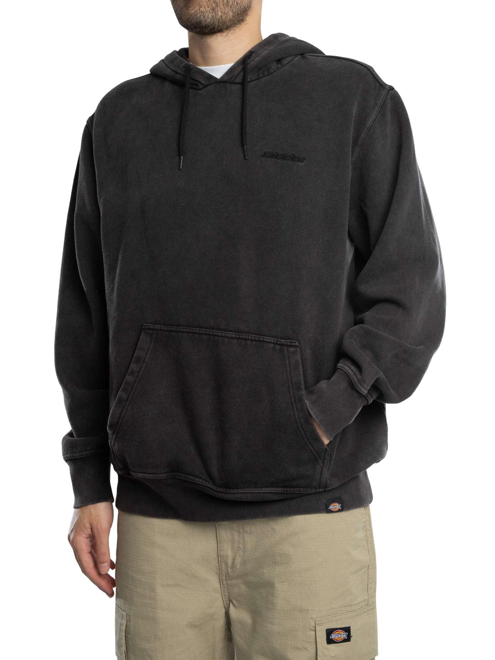 Dickies Men's Plentywood Pullover Hoodie, Black, L