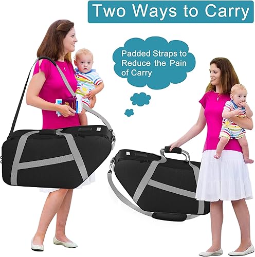 Miniatura 3 de Bolsa de viaje acolchada para asiento de automóvil bolsas de asiento de automóvil para avión compatibles con Uppababy Mesa Cybex Aton 2 bolsa gruesa