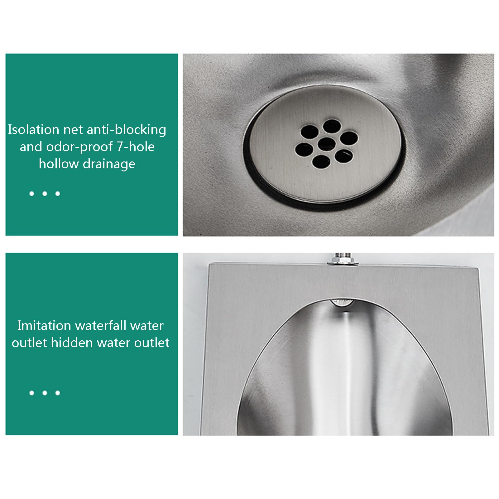Inodoro para baño, Inodoro, Sanitarios, Sanitarios públicos, Acero Inoxidable 304, inducción, Descarga para familias, hoteles, escuelas, baños públicos,3