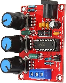 Signal Generator DIY Kit, High Resolution Sine Triangle Square with Adjustable Frequency XR2206 Function Signal Generator with Housing for Many Types of Generators