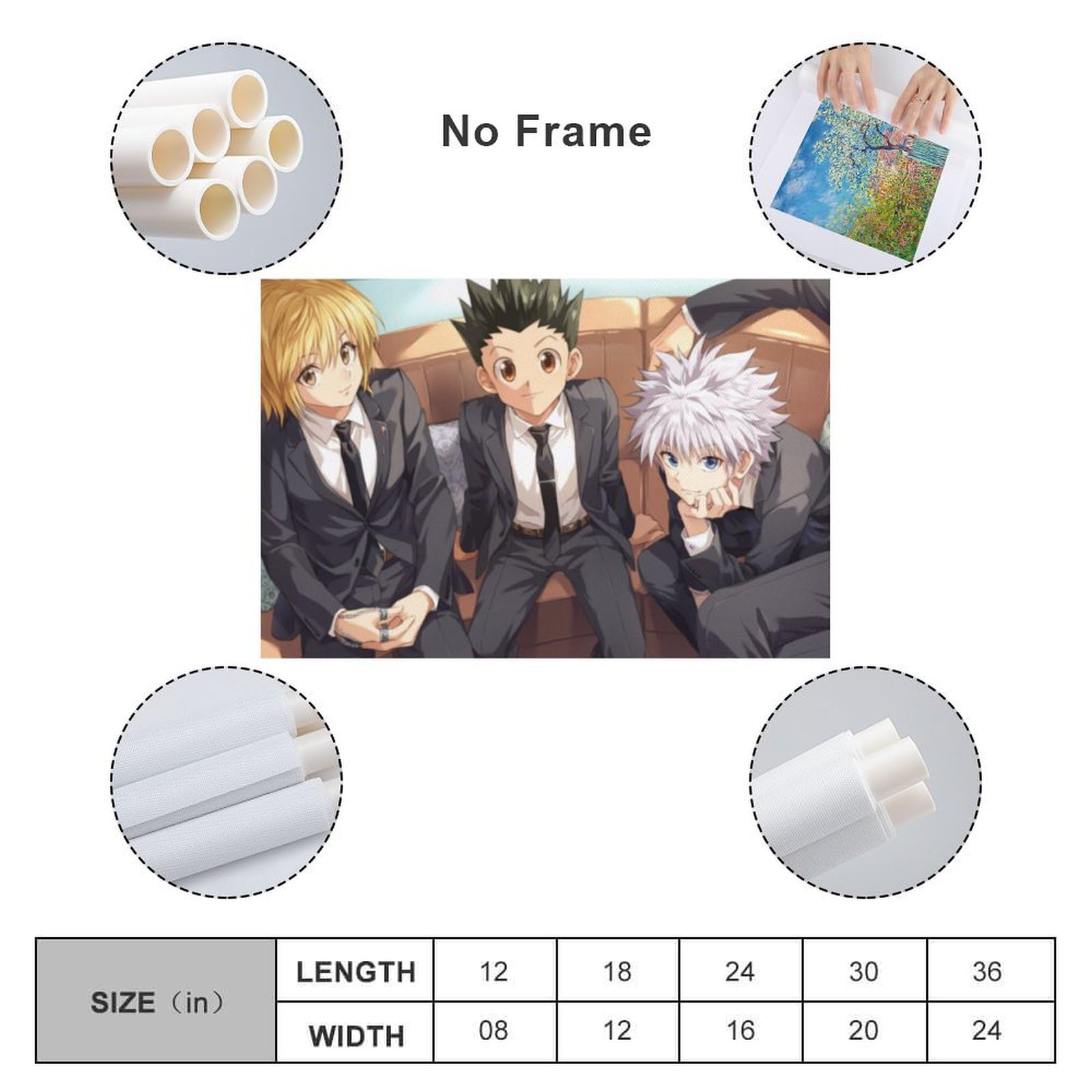 Amazon.co.jp: HUNTER×HUNTER ゴン キルア クラピカ レオリオ ヒソカ