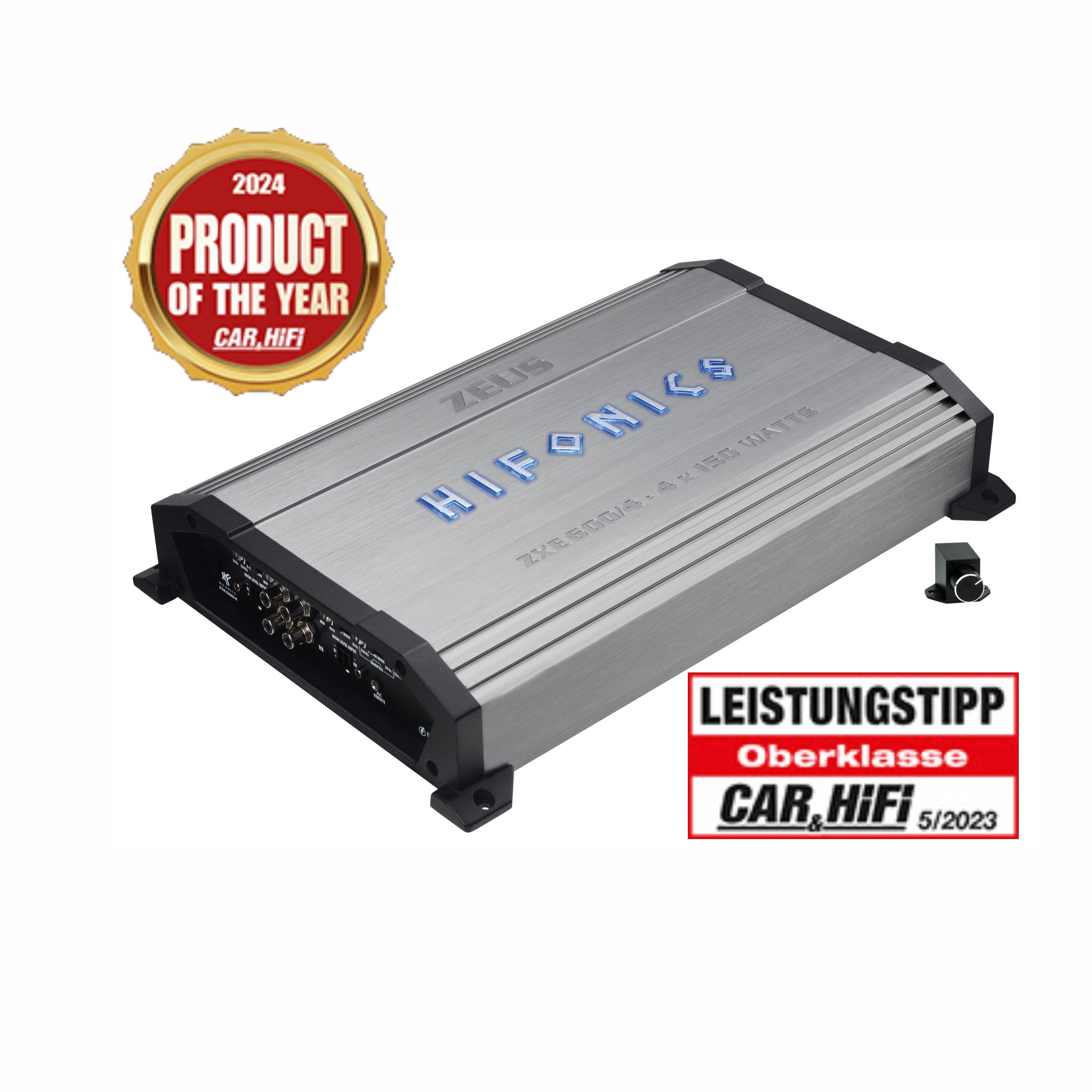 Hifonics ZEUS EVOLUTION ZXE 600/4-4/2 canaux amplificateur 1200 W (RMS : 600 W