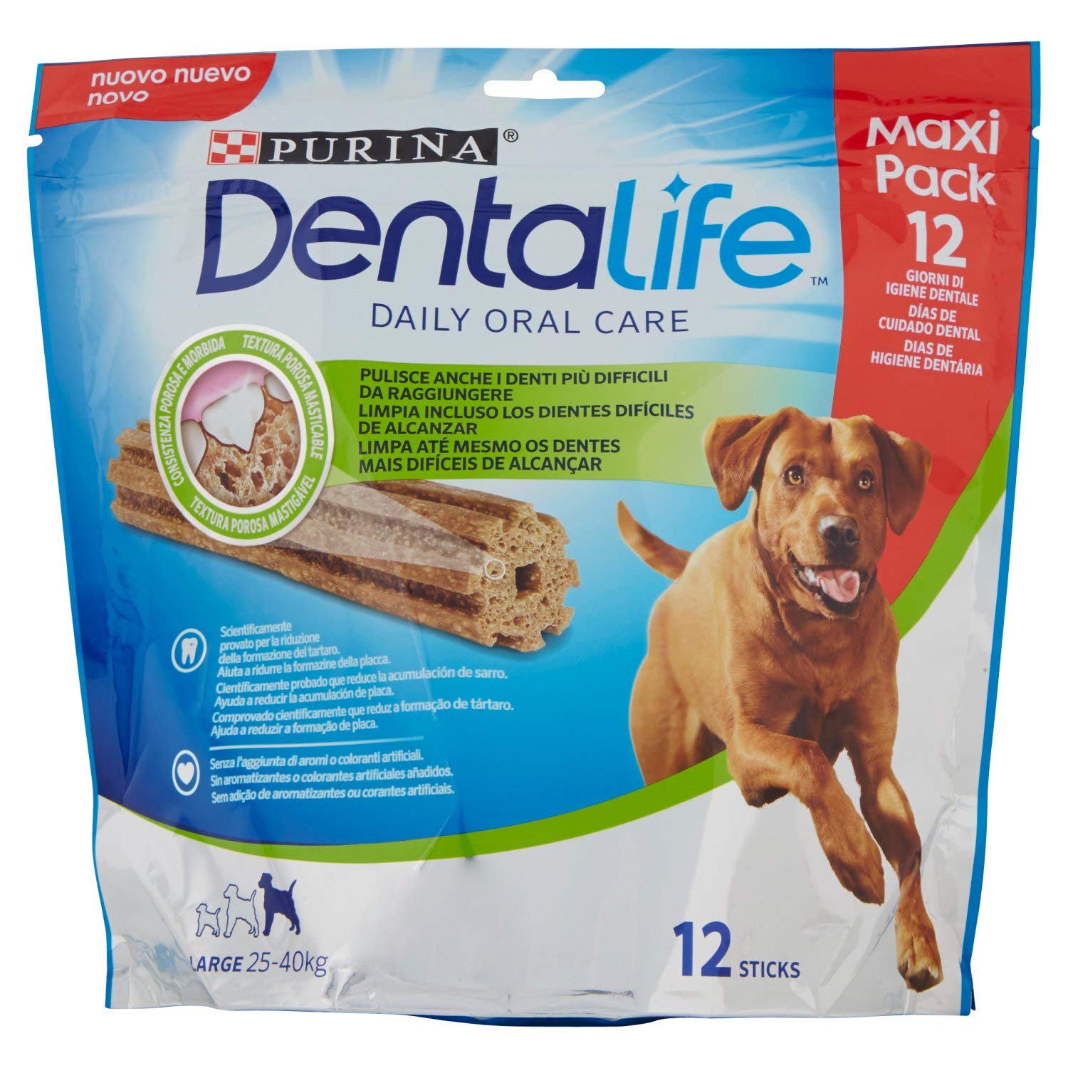 PURINA Dentalife Multipack Cane Snack per l'Igiene Orale, Taglia Large, 426 g
