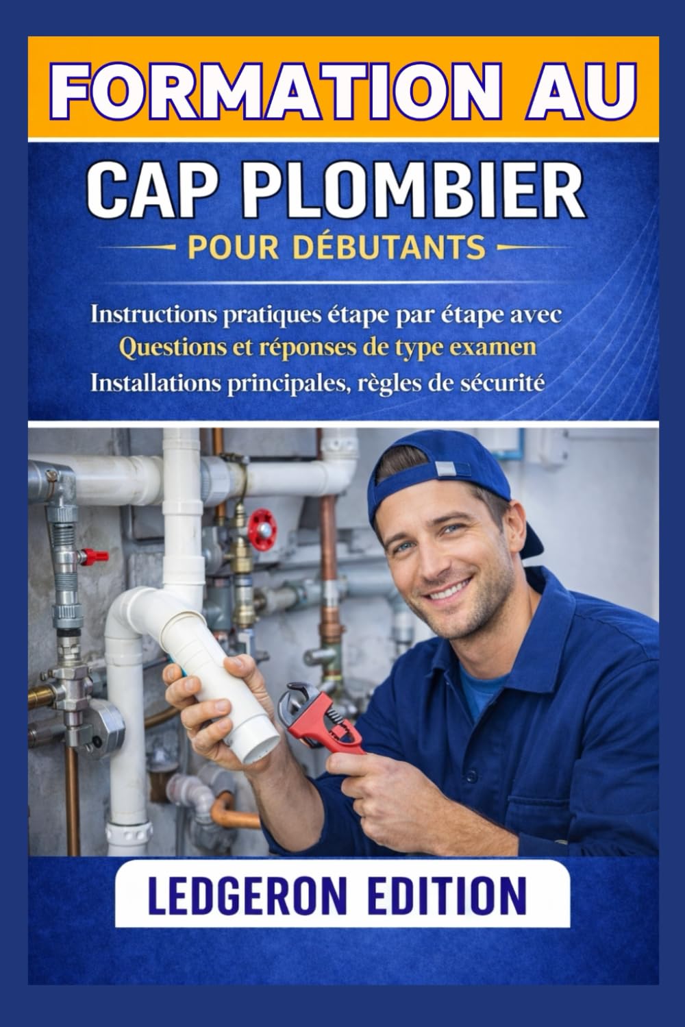 Formation au CAP Plombier pour débutants: Instructions pratiques étape par étape avec Questions et réponses de type examen Installations principales, règles de sécurité