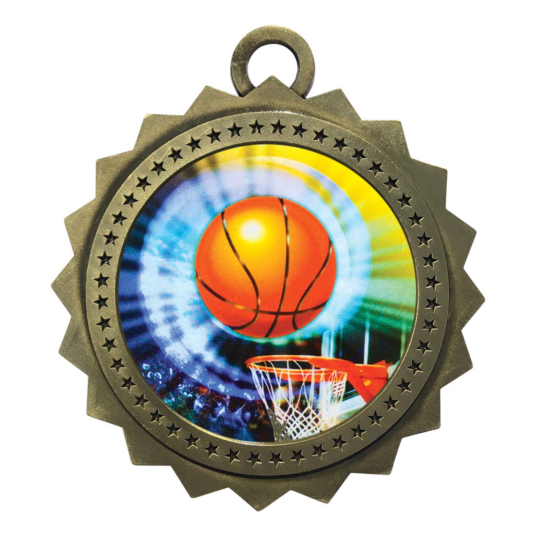 Basketball Gold Large 3 Inch Engraved Medals Trophy Award Personalized Free D03-MY406 1PK