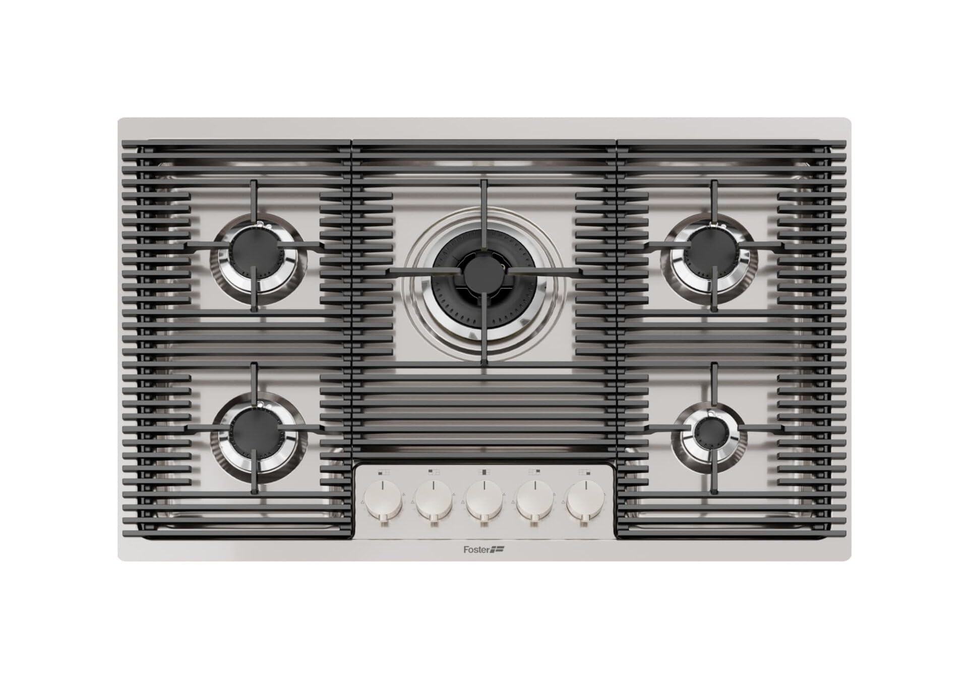 Plaque de cuisson à gaz 5 feux 803 x 513 mm - 7682 000 Milanello