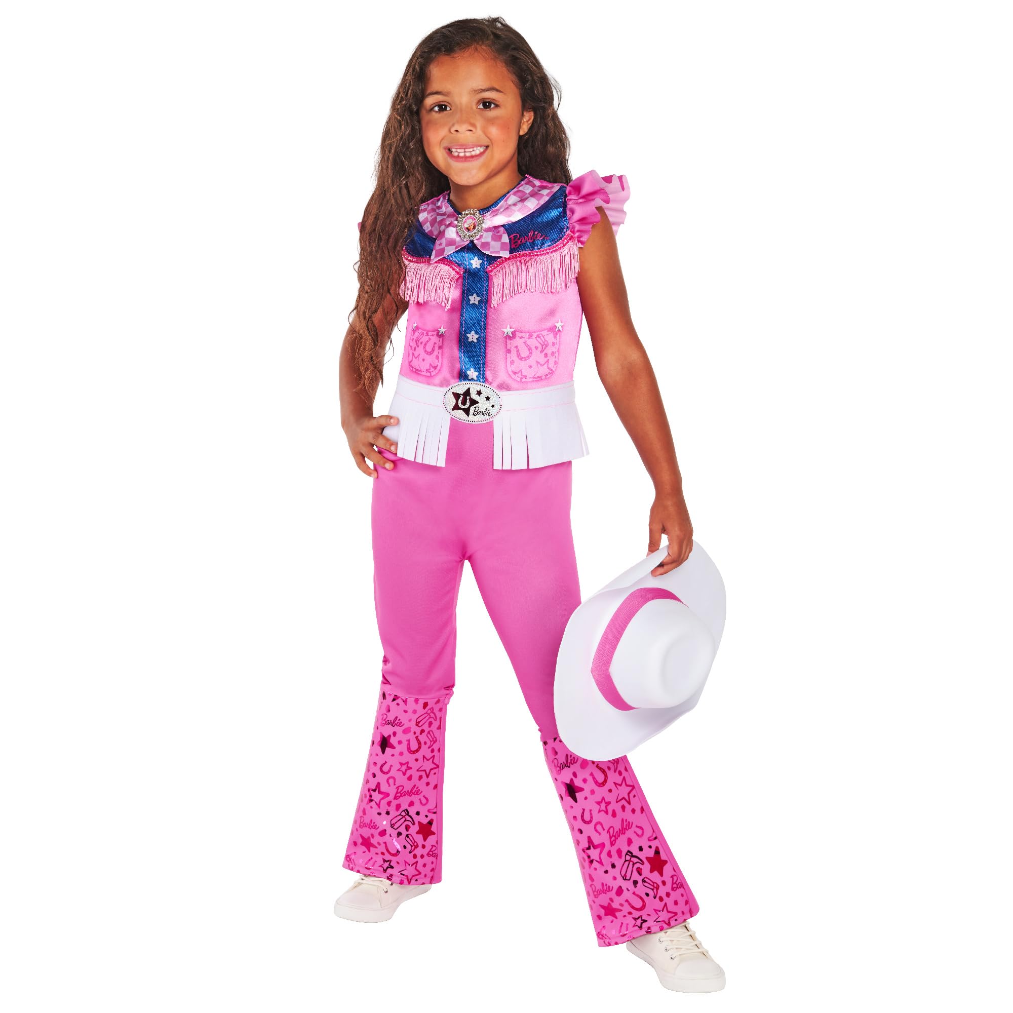 Rubie's Official Barbie Cowgirl Child Costume, Kids Fancy Dress