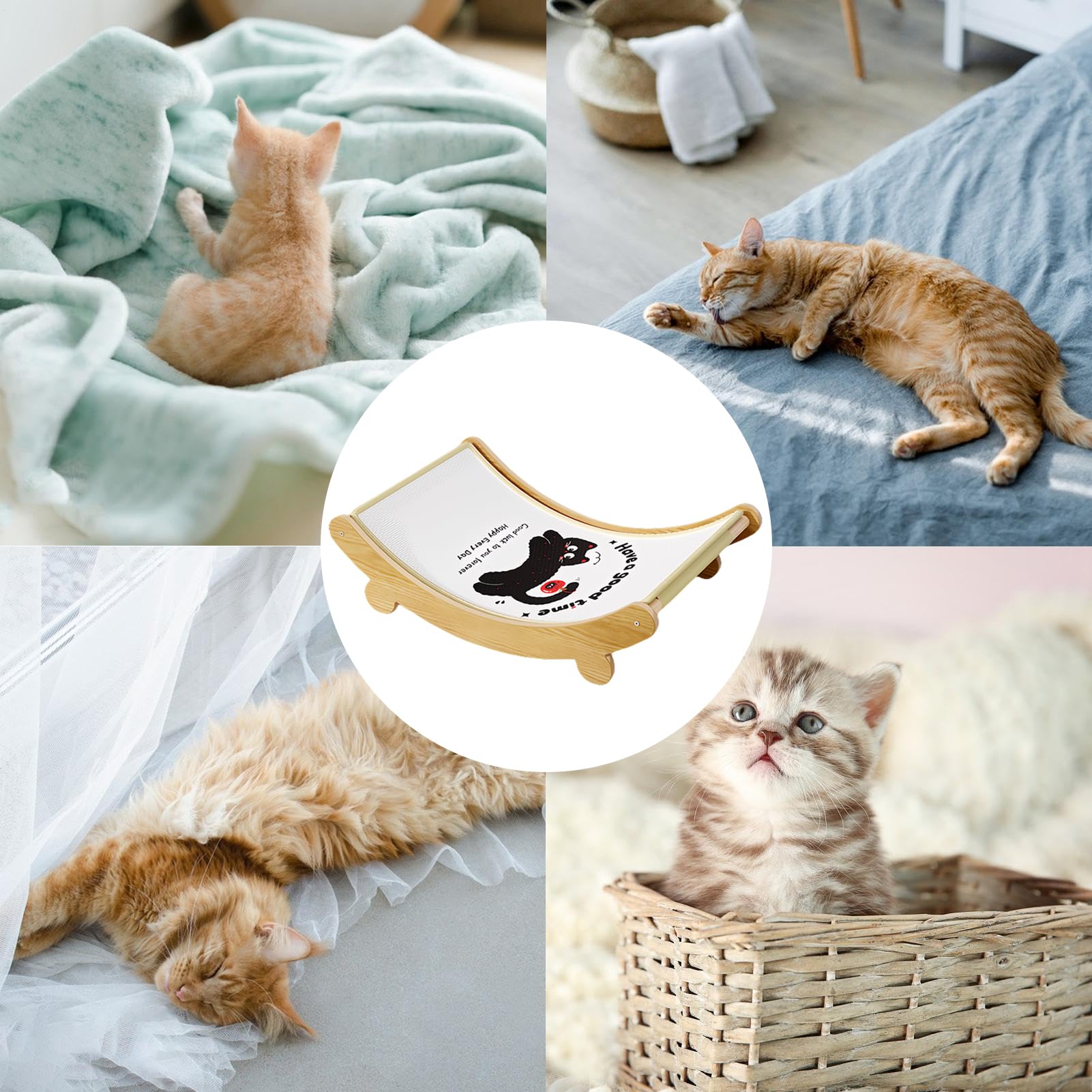 Tapis À Griffer pour Chat | Tapis à Griffes pour Chats d'Intérieur - Jouet Interactif Anti-Griffure pour Chaton pour Aiguiser Griffes d'Intérieur Maison pour Sol Canapé Jeu et Divan