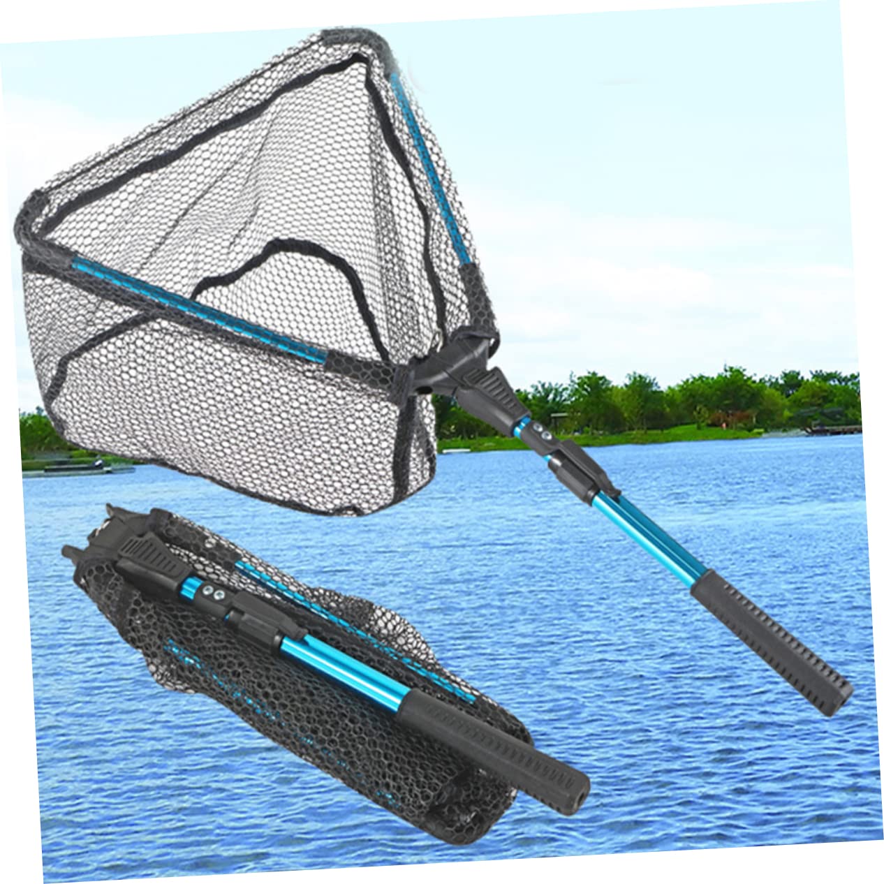 Accesorio De Pesca Compacto Telescópica De para Mar Marco De Aluminio Desmontable para Pescar