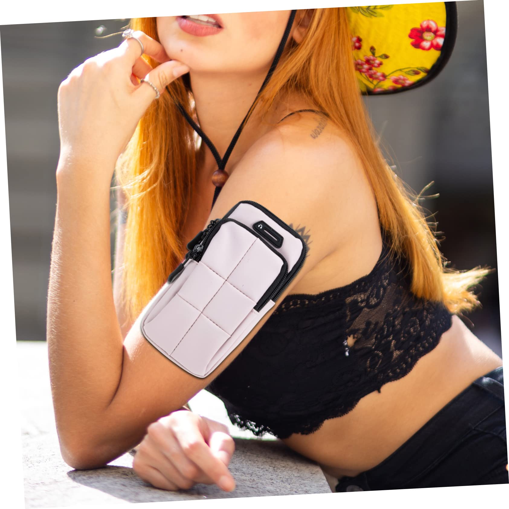 DOITOOL Borsa Da Braccio Elastica Per Telefono Cellulare Da Corsa 3 Pezzi Traspirante Per Sport Con Cordino