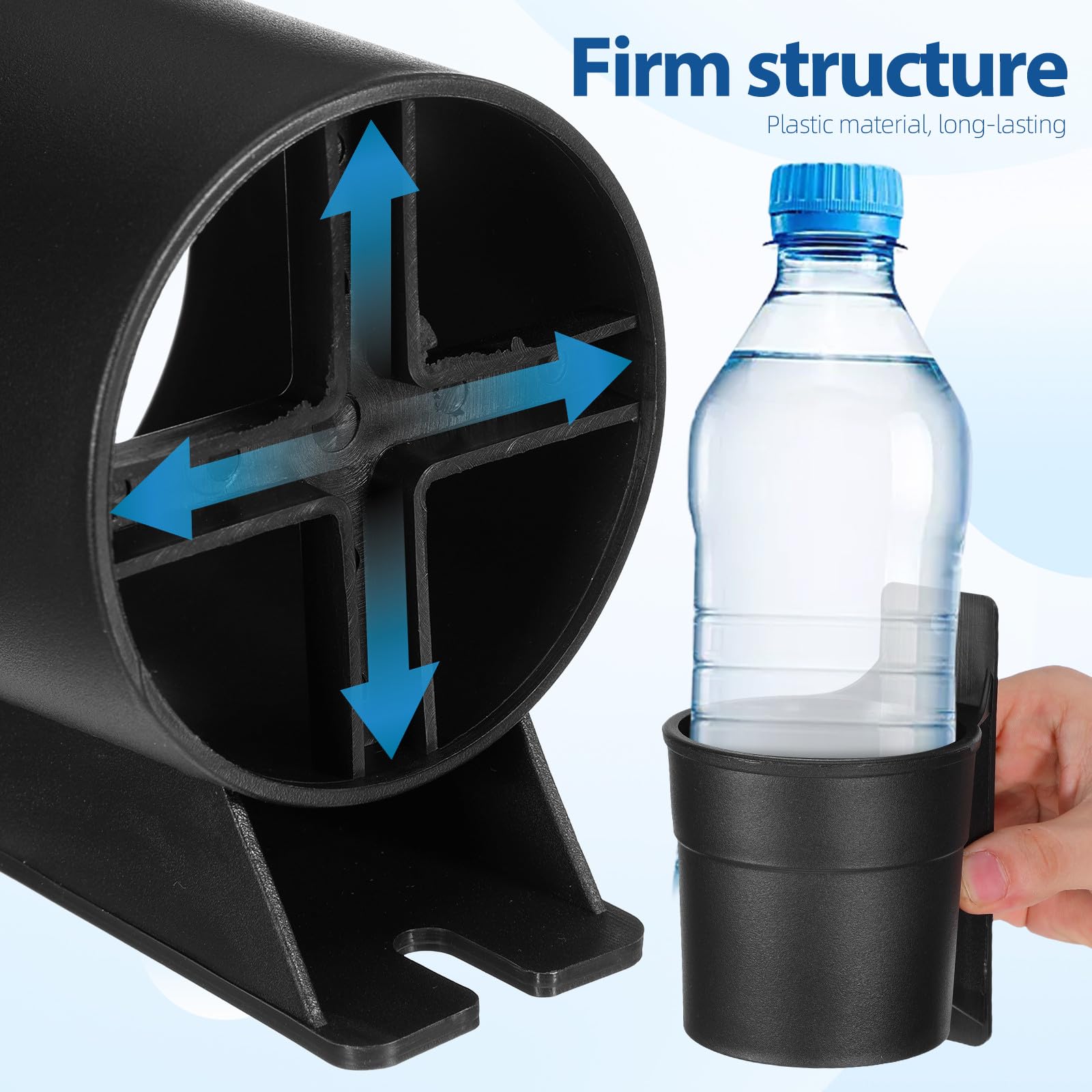 ABOOFAN Portavasos para Silla de Cine y Teatro, Soporte Resistente para Botellas y Vasos, Compatible Biberones, Fácil Instalación sin Herramientas, Accesorio Portátil para Exteriores