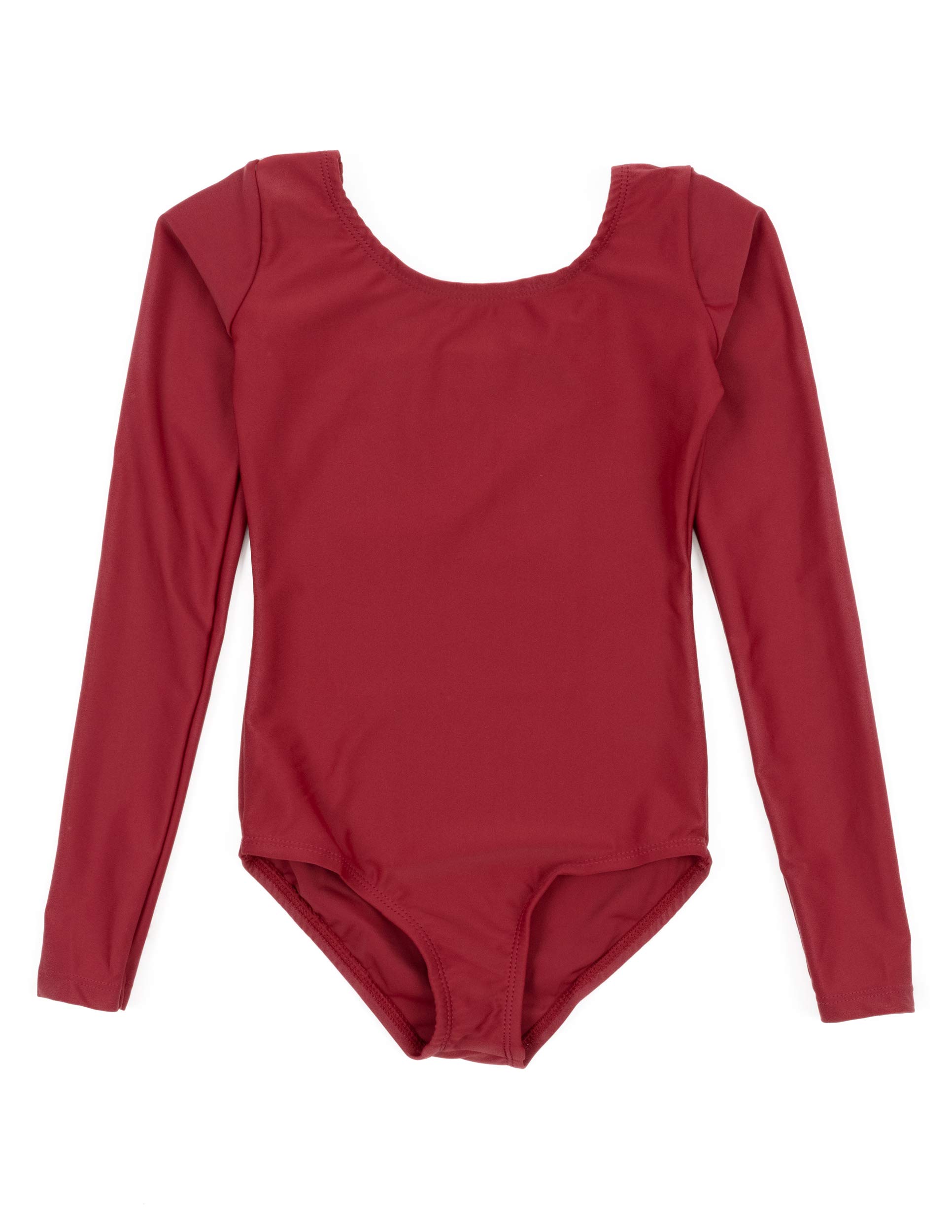 Buy Leveret Girls Leotard Basic Long Sleeve Ballet Dance Leotard (2T14