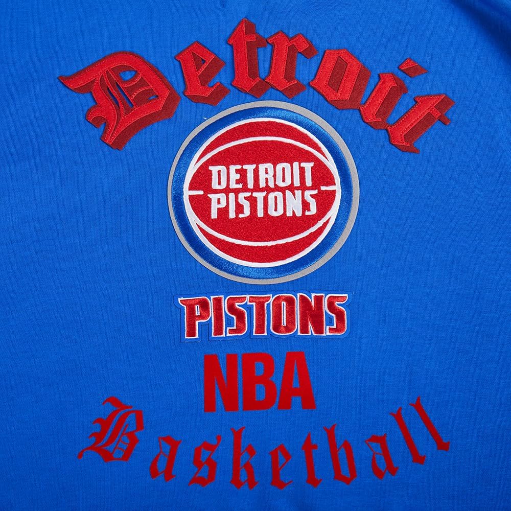 Pro Standard Womens NBA Old English Brushed Back French Terry Crewneck Sweatshirt - Image 6