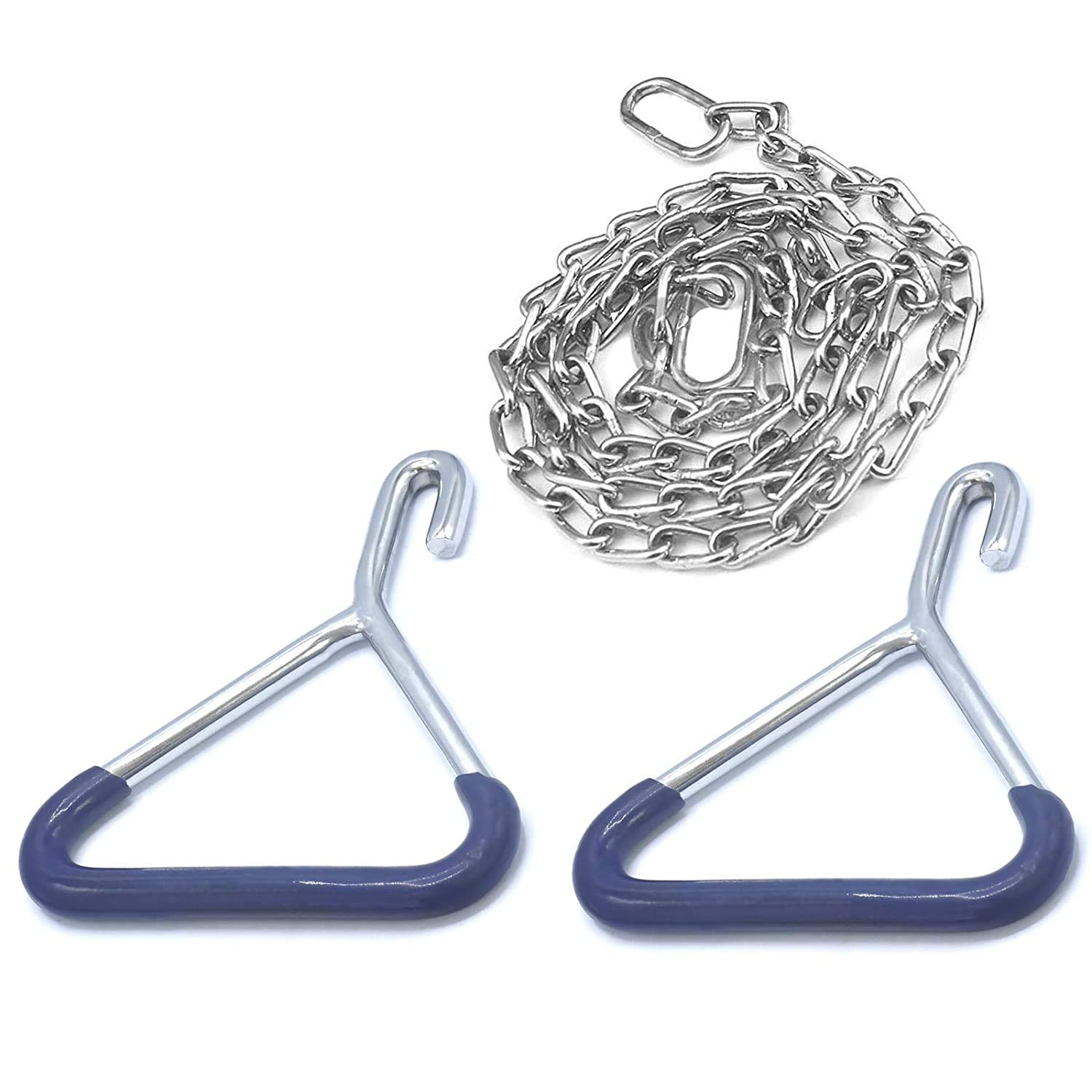 Durable Cow OB Apparatus (2 OB Handle & 45 Inch Chain), Goat Forceps, Cattle Delivery Instruments for Dairy Farm