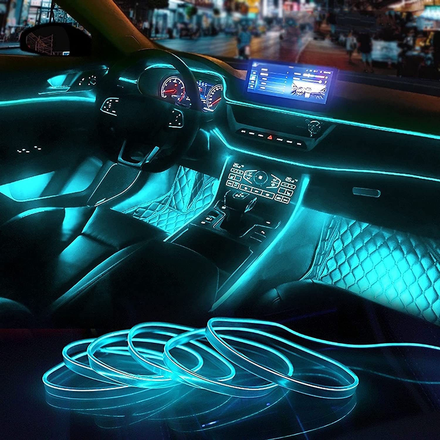 Amazon | アンビエントライト 車 LEDテープ 車内 LEDライト RGB 高輝度 