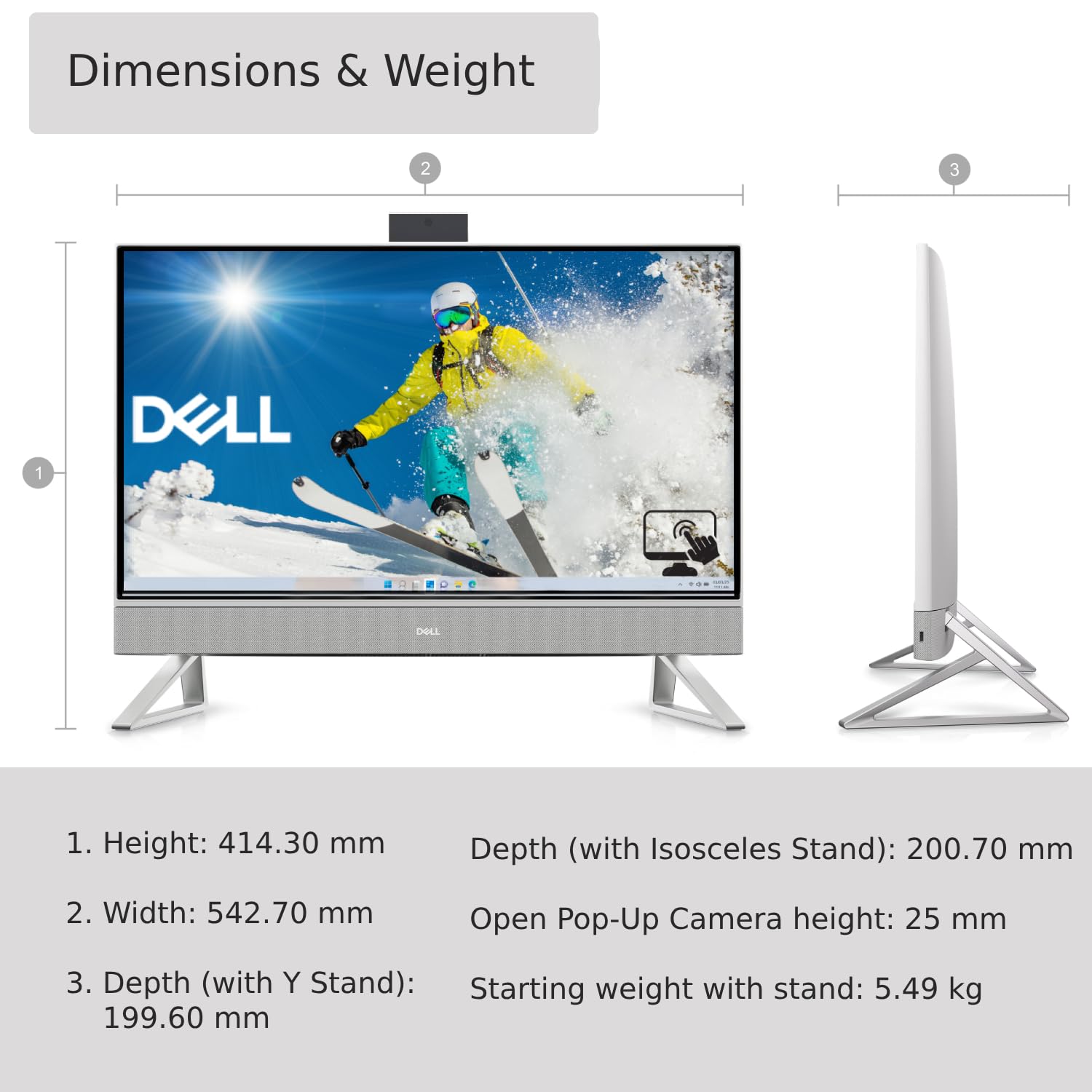 DELL 27インチ液晶一体型PC i7-1165G7 512GB DELL 27インチ液晶一体型PC i7-1165G7 512GB DELL 27インチ液晶一体型