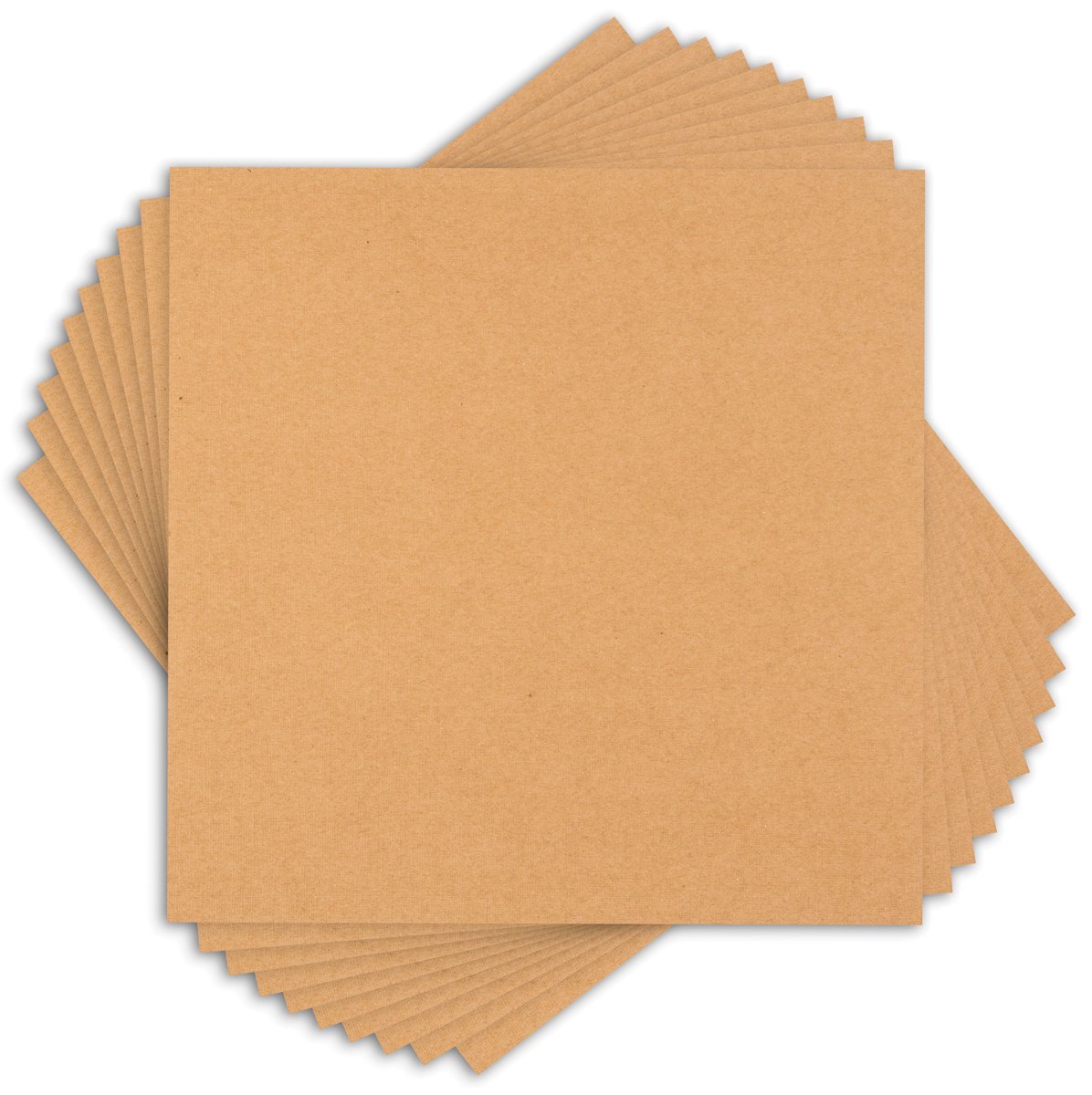 DariceCore'dinations Smooth Cardstock, 12 by 12-Inch/80-Pound, Kraft, 10-Pack