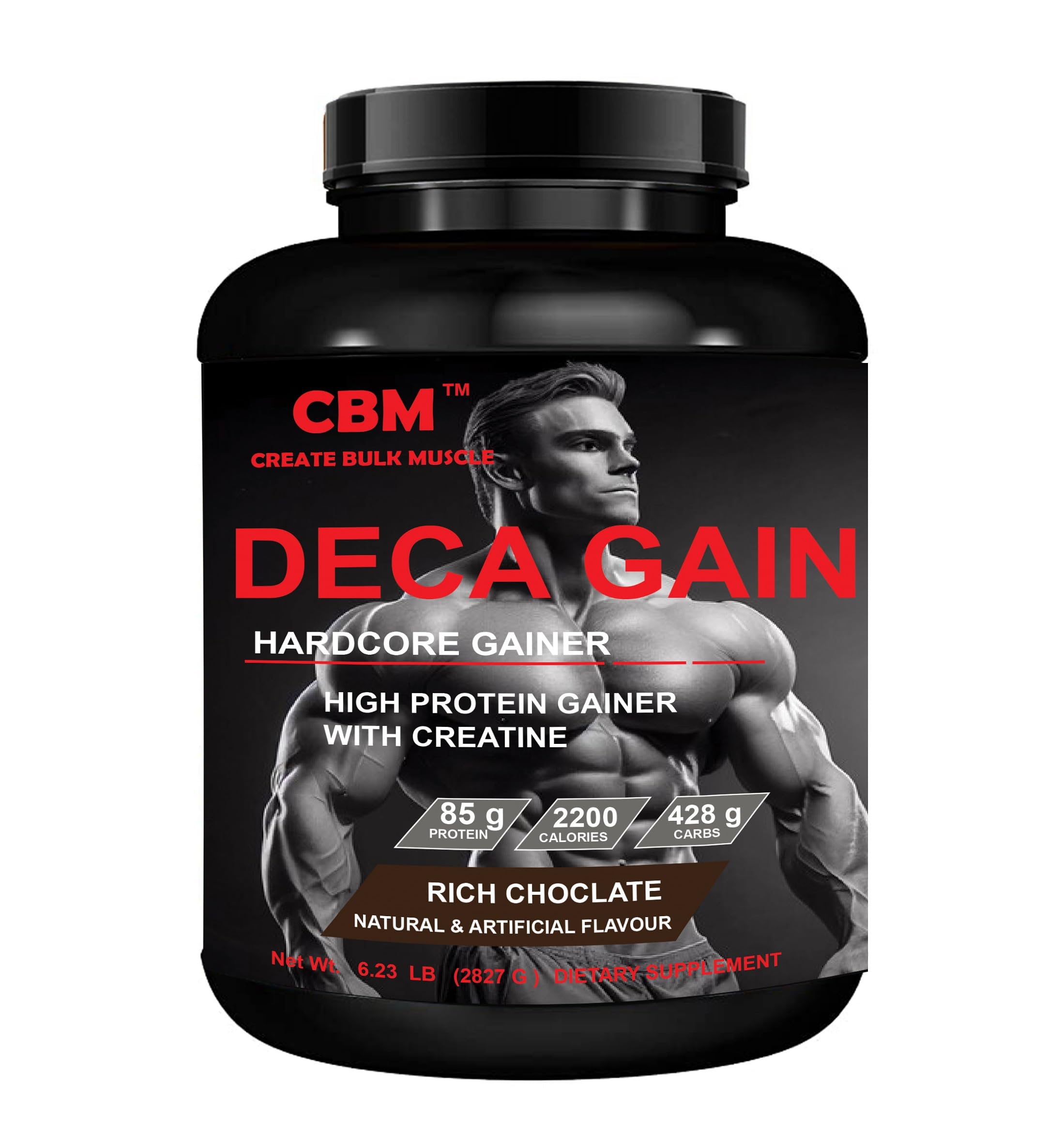 CBM Weight Gainer DECA GAIN FOR LEAN MUSCLES (Chocolate, 3kg) (B0D94PFX6Q) Amazon Price History, Amazon Price Tracker